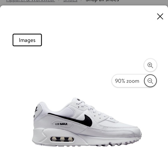 Women's White Sneakers Nikes size 8 1/2 - Picture 5 of 10